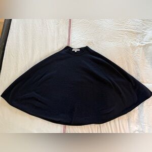 Ines De La Fressange x UNIQLO gorgeous cashmere Cape Gorgeous NWOT navy OS